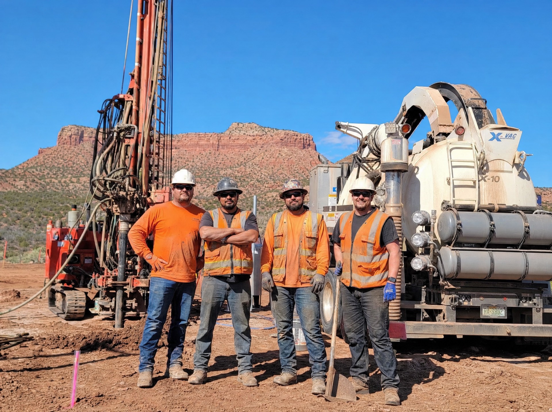HEFT Directional Drilling crew on an Arizona jobsite